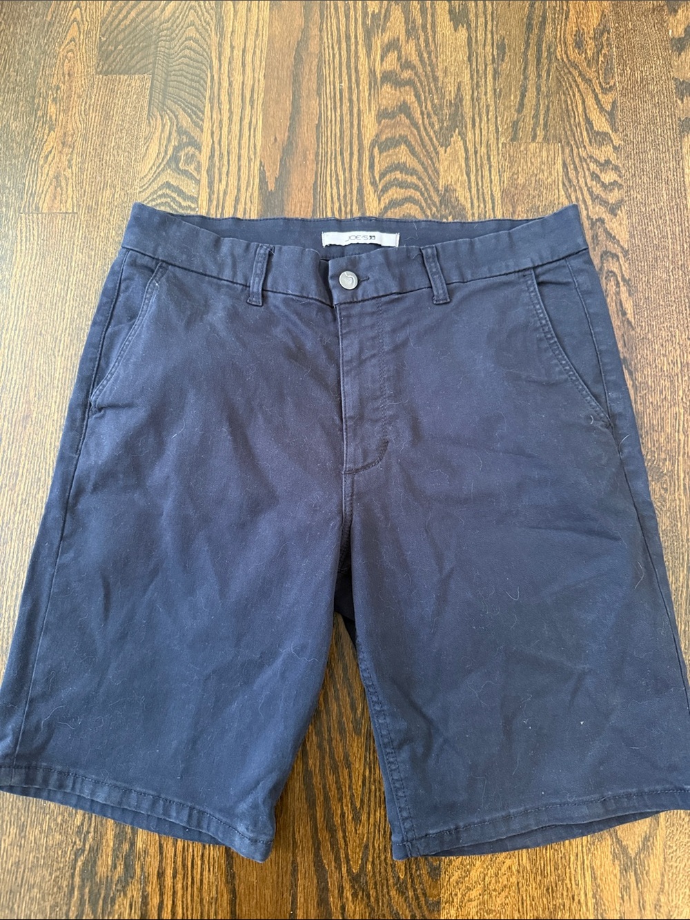 J. Crew Men's Navy Flat-Front Chino Shorts